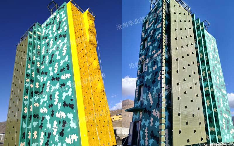 西藏某民兵训练基地心理行为训练场顺利完工